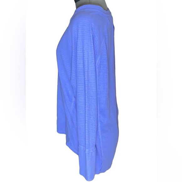 Wildfox Womens Haley Brushed Long Sleeve Top - Heather Baby blue - S - Picture 3 of 6